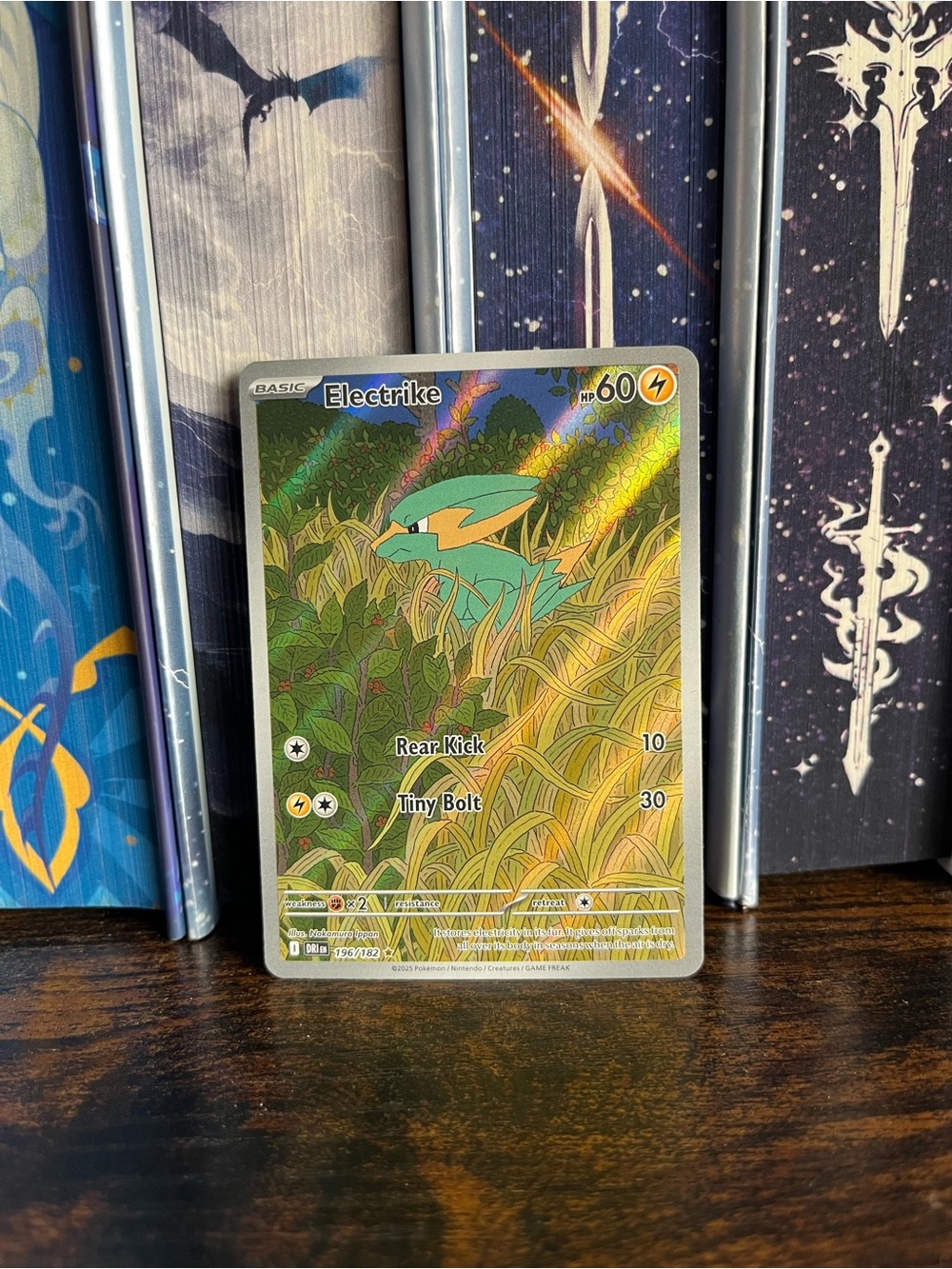 Electrike Pokemon Destined Rivals Illustration Rare Card 196/182